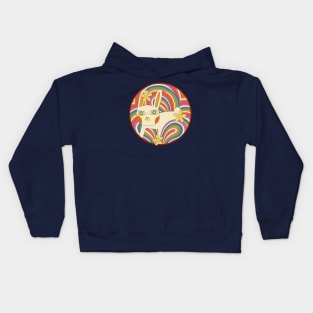 Psychedelic Rabbit Kids Hoodie